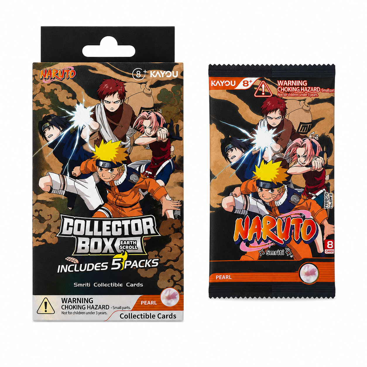 KAYOU NARUTO Smriti Collectible Cards - Earth Scroll Series 1 Collector Box
