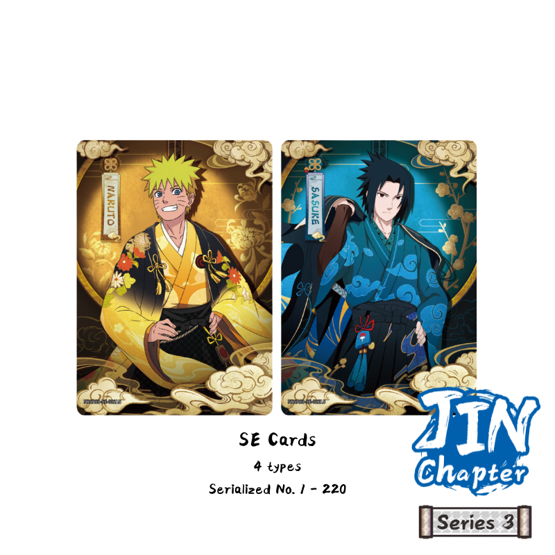 KAYOU NARUTO Smriti Collectible Card - Chapter Jin 3 Series Box with Promo Card