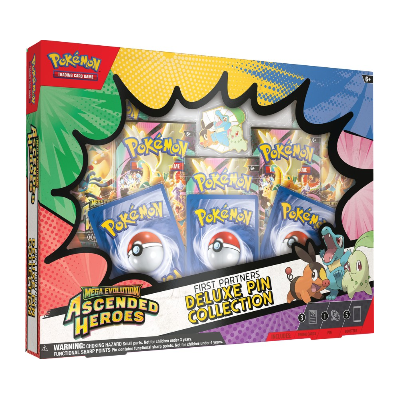 Pokemon English ME2.5 Ascended Heroes First Partners Deluxe Pin Collection