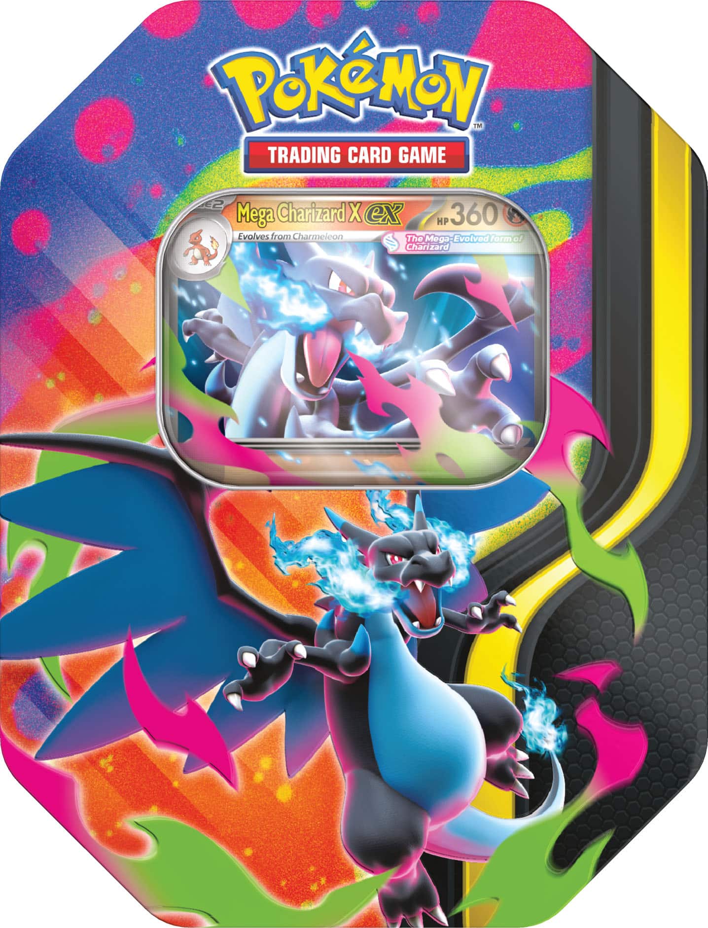 Pokemon English Mega Charizard X&Y Tin