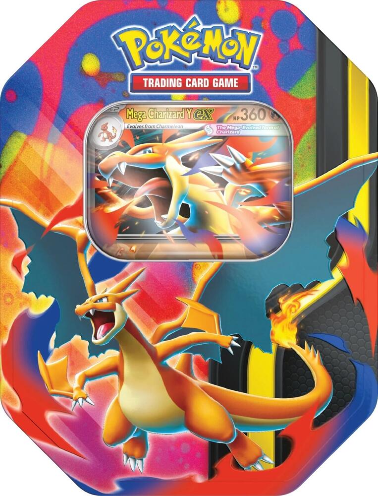 Pokemon English Mega Charizard X&Y Tin
