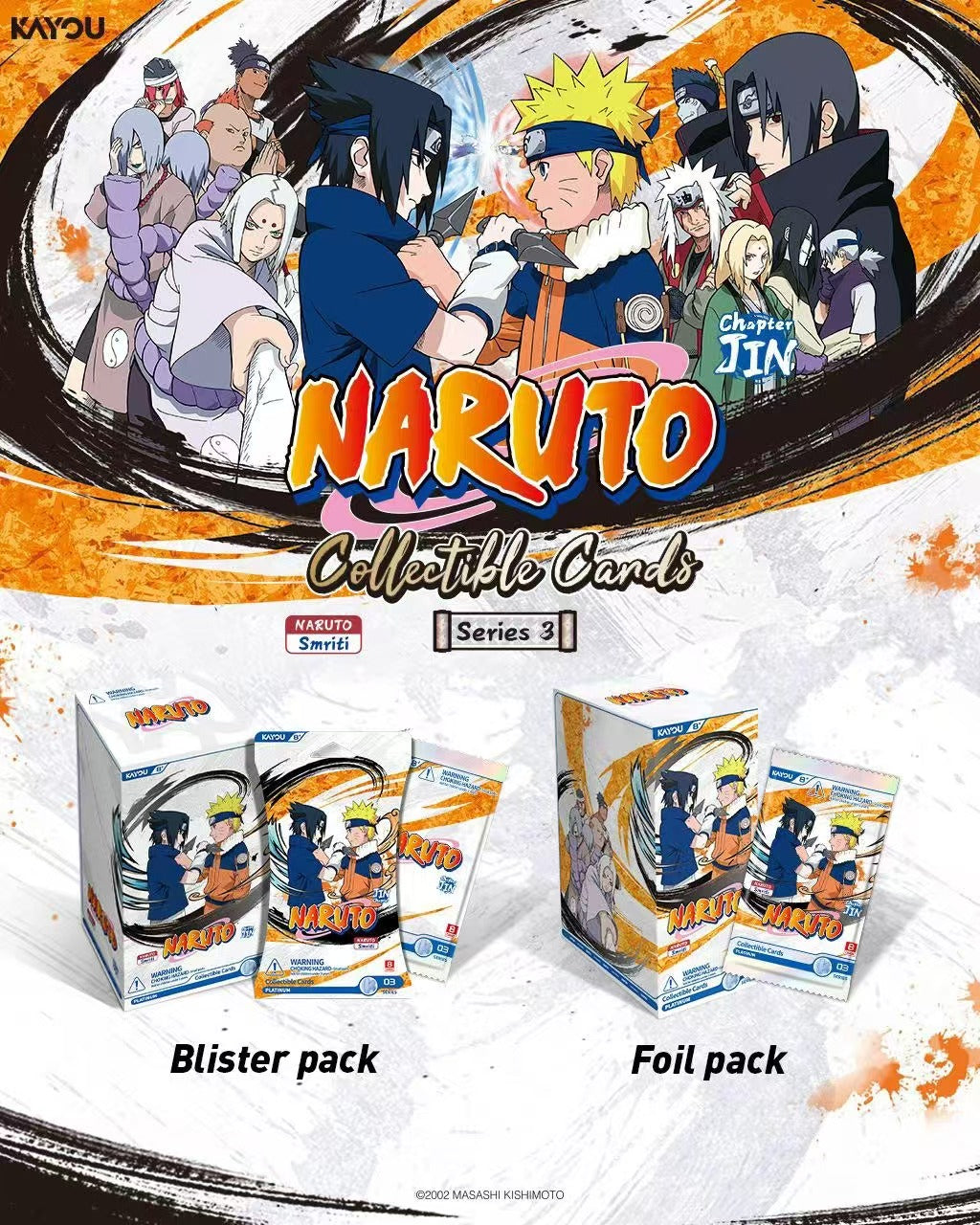 [CASE] KAYOU NARUTO Smriti Collectible Card - Chapter Jin 3 Series Case with Promo Card