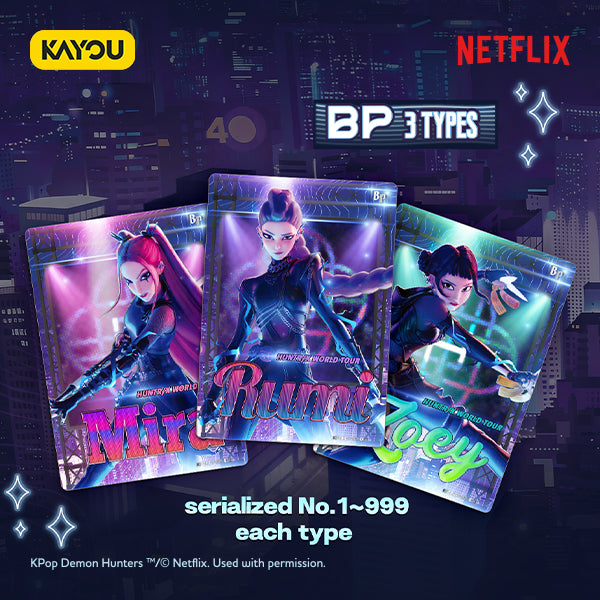 KAYOU KPop Demon Hunters Collectible Trading Cards Energy Edition - Display Box