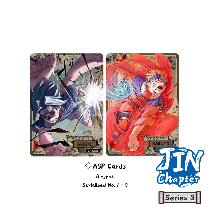 KAYOU NARUTO Smriti Collectible Card - Chapter Jin 3 Series Box with Promo Card
