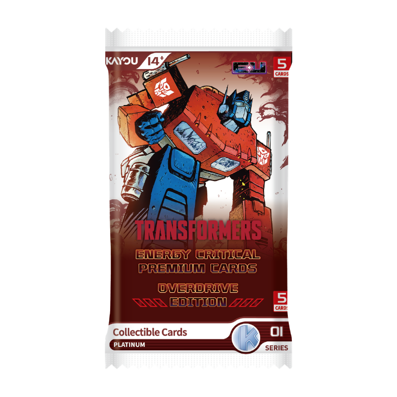 KAYOU Transformers Energy Critical Collectible Card - Overload Edition (SEA) Series 1 Box