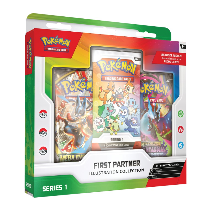 Pokemon English First Partner Illustration Collection [Series 1] - First Partner Collection 2026