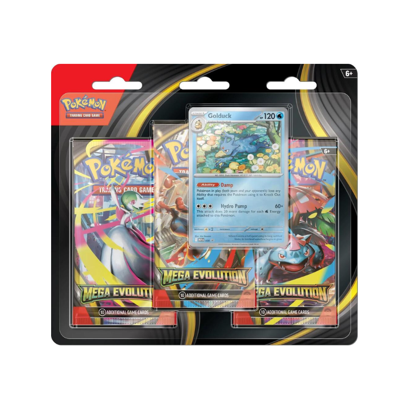 [SEALED]Pokemon English ME1 Mega Evolution 3 Pack Blister