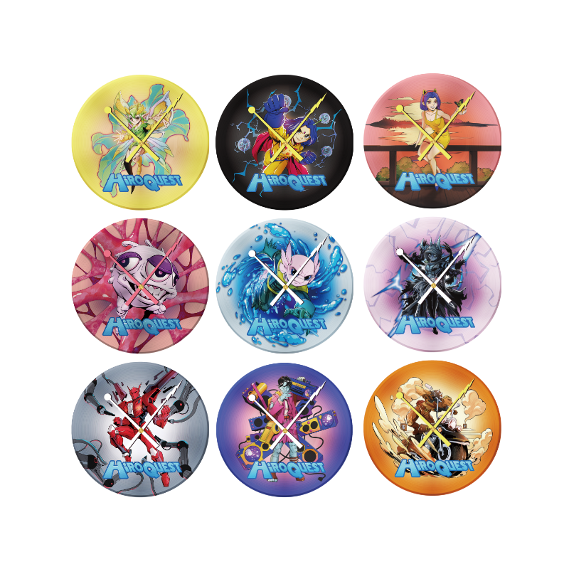 HiROQUEST CD Vinyl Clock