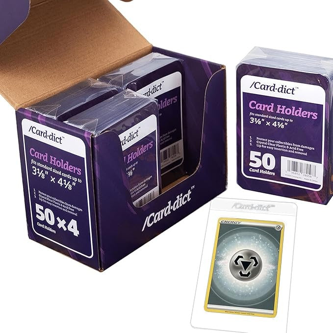 Carddict Semi-rigid Card Holders 200ct
