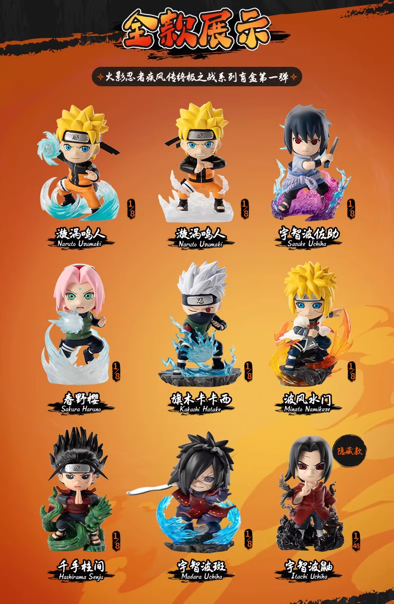 Funism NARUTO SHIPPUDEN Chronicles Great Ninja War Series Blind Box Vol.1