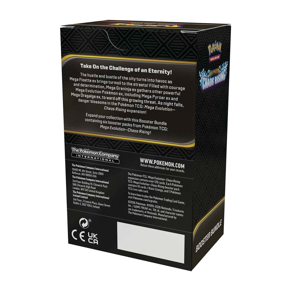 Pokemon English ME04 Chaos Rising Booster Bundle