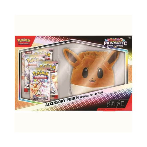 Pokemon English Prismatic Evolutions Accessory Pouch Special Collection