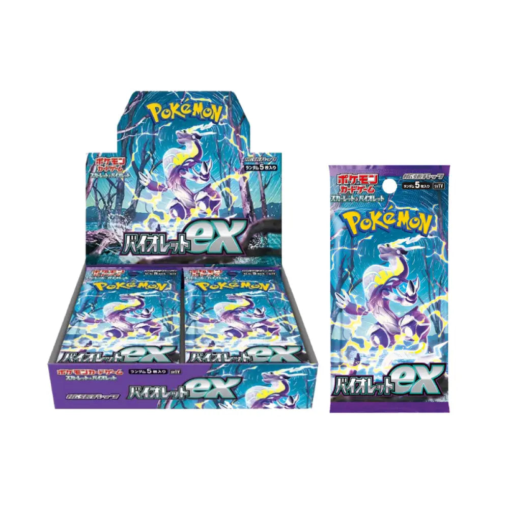 [Sealed]Pokemon Japanese Sv1V Violet Ex Booster Box Trading Cards Card Games