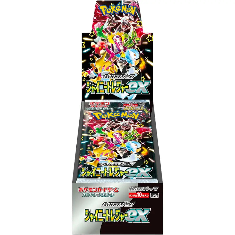[Ship Sealed]Pokemon Japanese Sv4 Shiny Treasure Ex Booster Box Trading Cards Card Games