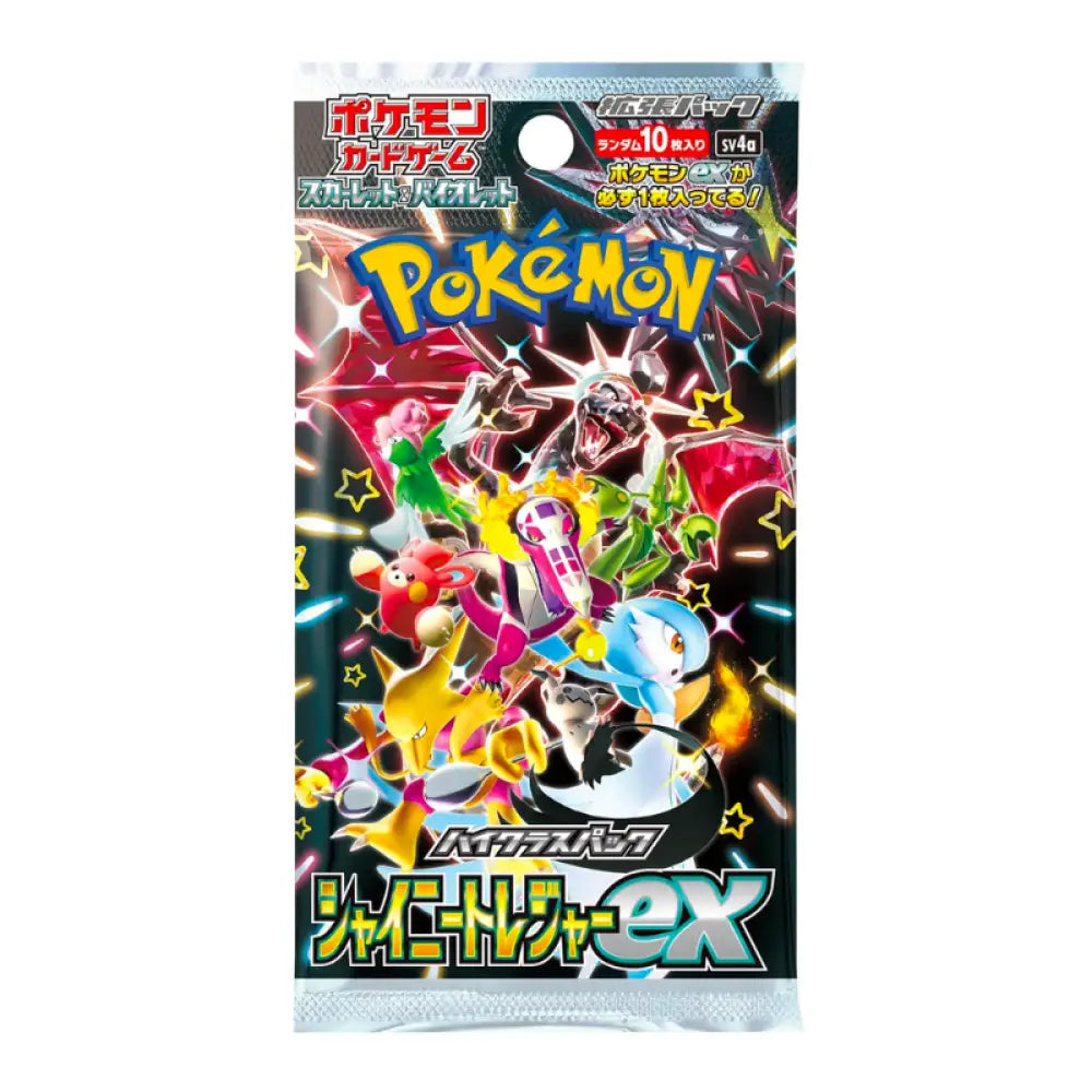 [Ship Sealed]Pokemon Japanese Sv4 Shiny Treasure Ex Booster Box Trading Cards Card Games
